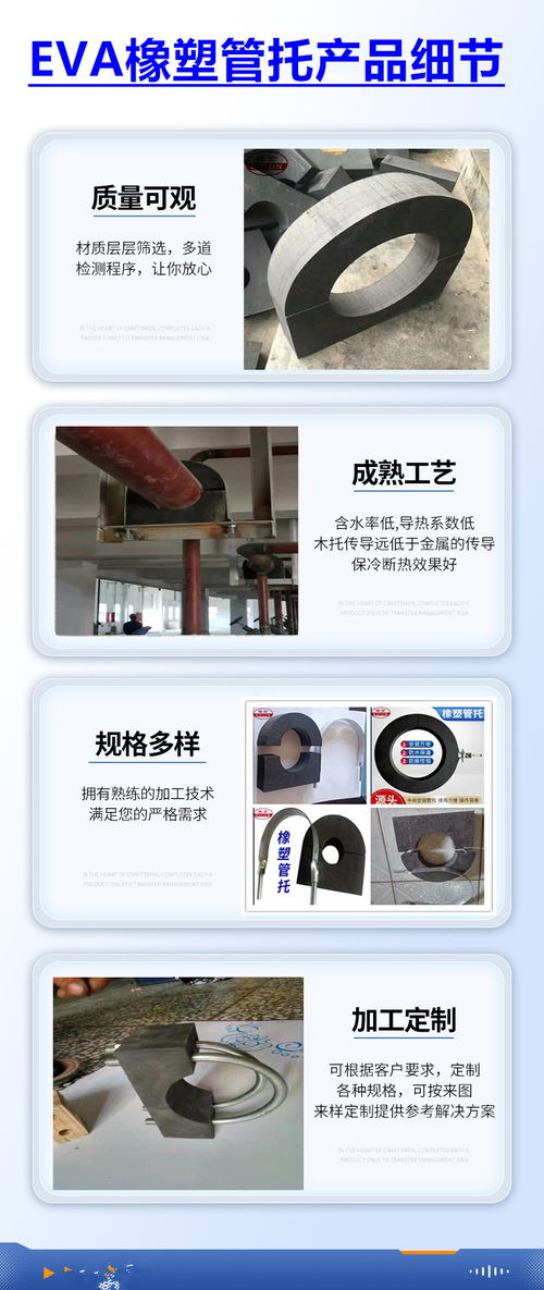 源頭工廠生產(chǎn) EVA 保溫管托 保障管道安全與工業(yè)效率的關(guān)鍵